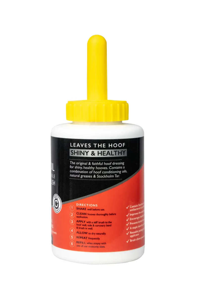 Lincoln Classic Hoof Oil With Reusable Bottle And Brush 450ml-1